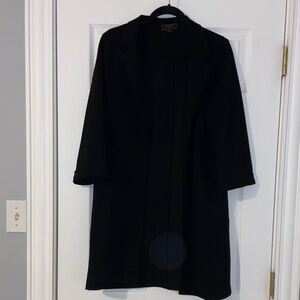 Black Long Blazer Coat
